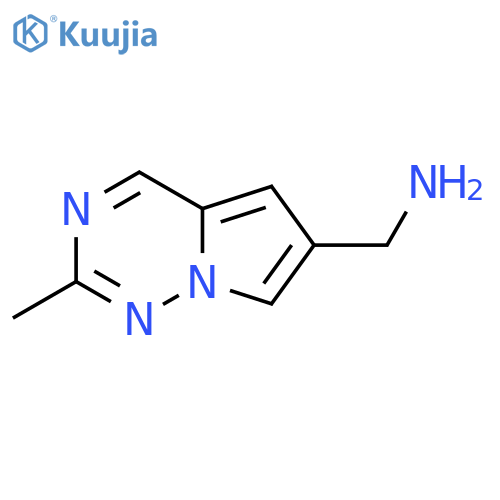 1-{2-methylpyrrolo[2,1-f][1,2,4]triazin-6-yl}methanamine structure