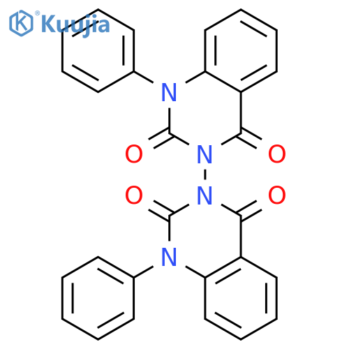 [3,3'(2H,2'H)-Biquinazoline]-2,2',4,4'(1H,1'H)-tetrone, 1,1'-diphenyl- structure