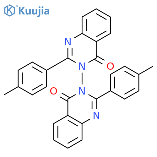 [3,3'(4H,4'H)-Biquinazoline]-4,4'-dione, 2,2'-bis(4-methylphenyl)- structure
