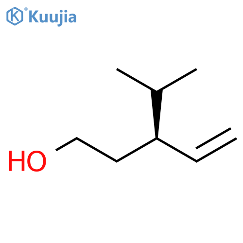 4-Penten-1-ol, 3-(1-methylethyl)-, (3S)- structure