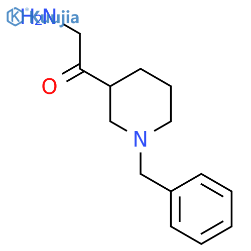 2-amino-1-(1-benzylpiperidin-3-yl)ethan-1-one structure