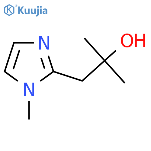 2-methyl-1-(1-methyl-1H-imidazol-2-yl)propan-2-ol structure