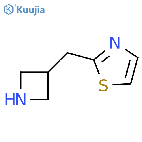 2-(azetidin-3-yl)methyl-1,3-thiazole structure