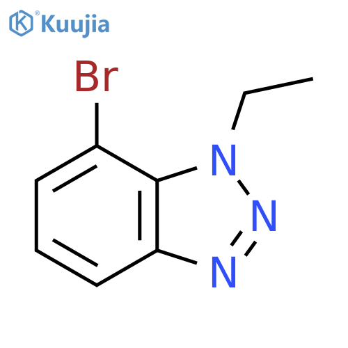 7-Bromo-1-ethyl-1H-benzo[d][1,2,3]triazole structure