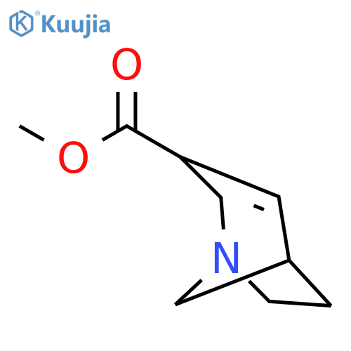 1-Azabicyclo[3.2.1]oct-3-ene-3-carboxylic acid, methyl ester structure