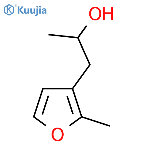 1-(2-methylfuran-3-yl)propan-2-ol structure