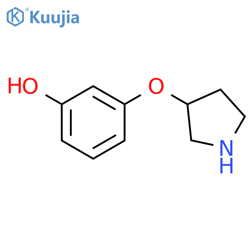 3-(pyrrolidin-3-yloxy)phenol structure