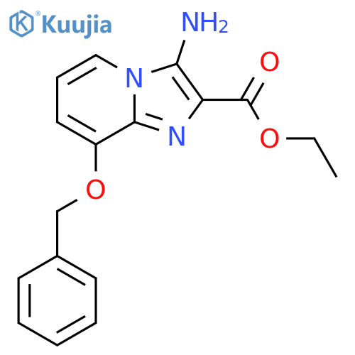 ethyl 3-amino-8-(benzyloxy)imidazo1,2-apyridine-2-carboxylate structure