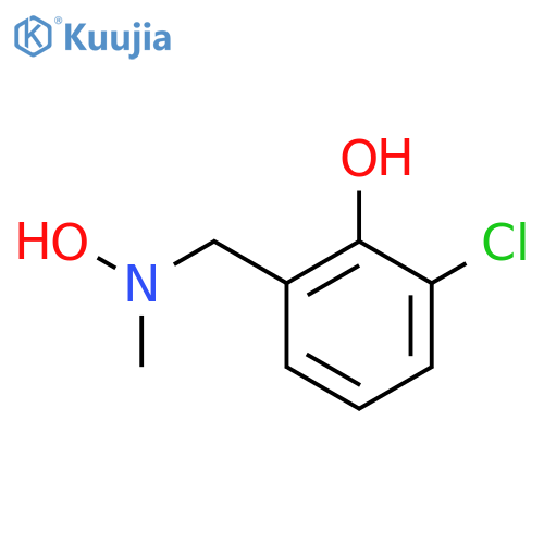 2-chloro-6-{hydroxy(methyl)aminomethyl}phenol structure