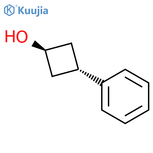 trans-3-phenylcyclobutan-1-ol structure