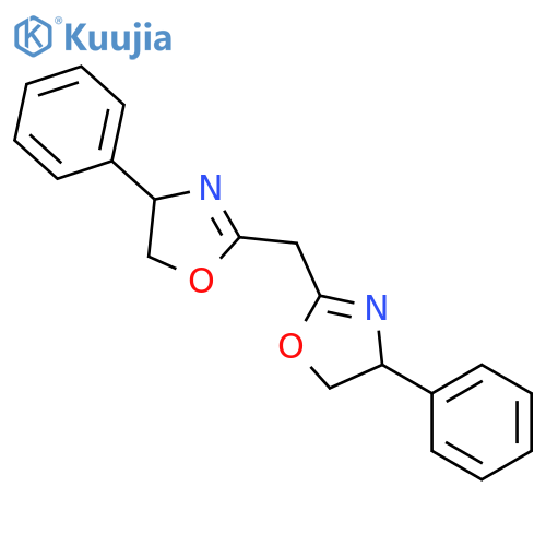 Oxazole,2,2'-methylenebis[4,5-dihydro-4-phenyl-, (4R,4'R)- structure