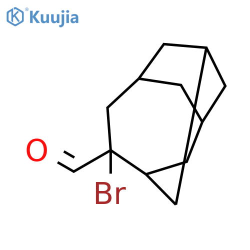 TRICYCLO[4.3.1.13,8]UNDECANE-4-CARBOXALDEHYDE, 4-BROMO- structure