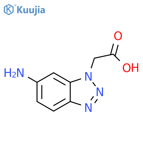 (6-Amino-benzotriazol-1-yl)-acetic acid structure