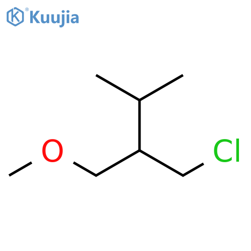 Butane, 1-chloro-2-(methoxymethyl)-3-methyl- structure