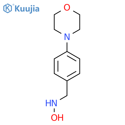 N-{4-(morpholin-4-yl)phenylmethyl}hydroxylamine structure