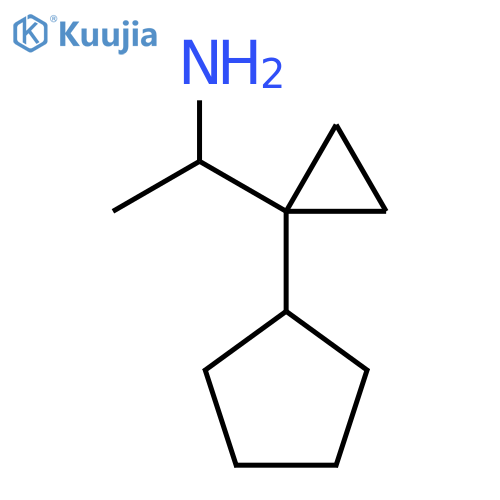 1-(1-cyclopentylcyclopropyl)ethan-1-amine structure