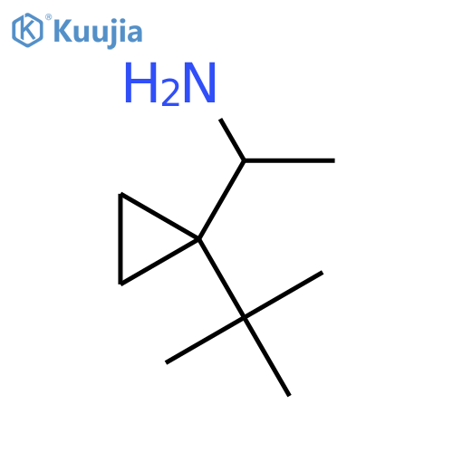 1-(1-tert-butylcyclopropyl)ethan-1-amine structure