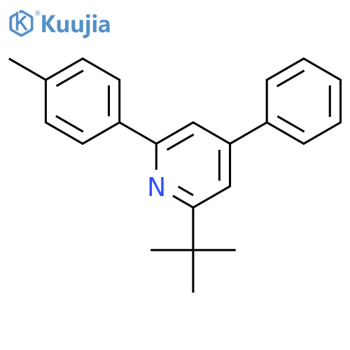 Pyridine, 2-(1,1-dimethylethyl)-6-(4-methylphenyl)-4-phenyl- structure