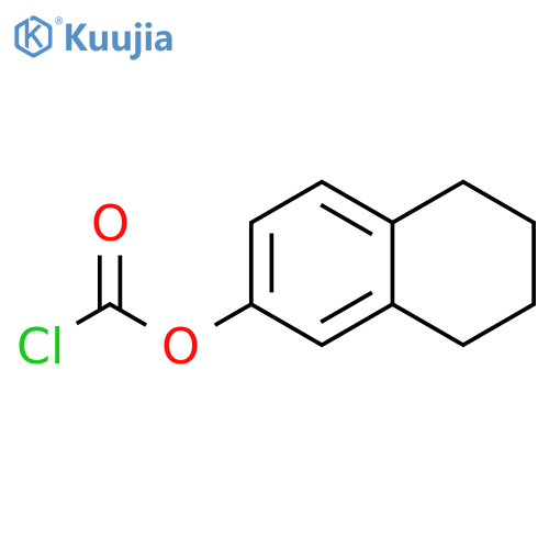 5,6,7,8-tetrahydronaphthalen-2-yl chloroformate structure