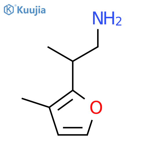 2-(3-methylfuran-2-yl)propan-1-amine structure