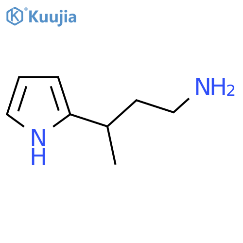 3-(1H-pyrrol-2-yl)butan-1-amine structure