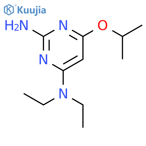 2,4-Pyrimidinediamine, N4,N4-diethyl-6-(1-methylethoxy)- structure