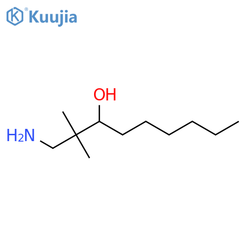 1-Amino-2,2-dimethylnonan-3-ol structure