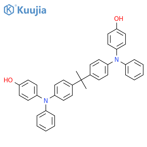 Phenol, 4,4'-[(1-methylethylidene)bis[4,1-phenylene(phenylimino)]]bis- structure
