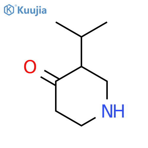 3-(propan-2-yl)piperidin-4-one structure