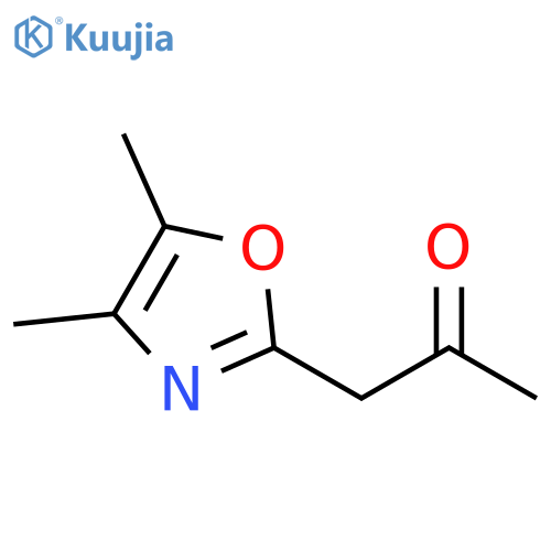 1-(dimethyl-1,3-oxazol-2-yl)propan-2-one structure