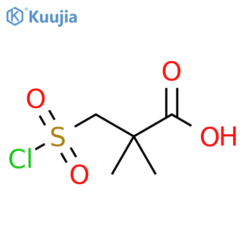 2,2-dimethyl-3-sulfopropanoic acid structure