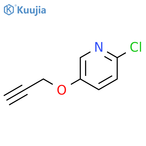 2-chloro-5-(prop-2-yn-1-yloxy)pyridine structure