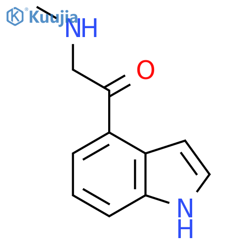 1-(1H-indol-4-yl)-2-(methylamino)ethan-1-one structure