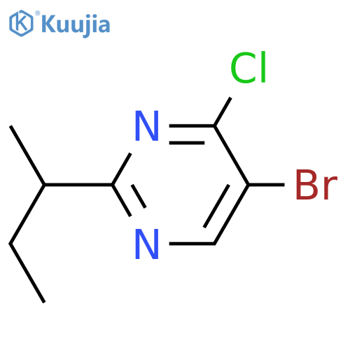 5-bromo-2-(butan-2-yl)-4-chloropyrimidine structure