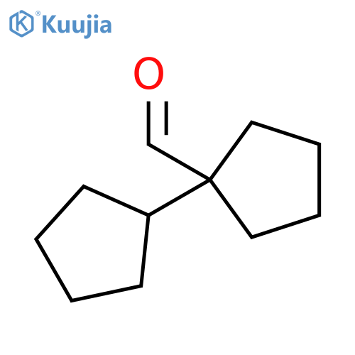 1-CYCLOPENTYLCYCLOPENTANE-1-CARBALDEHYDE structure