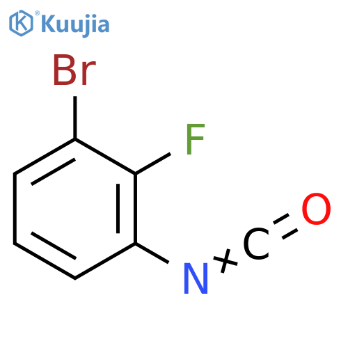 1-bromo-2-fluoro-3-isocyanatobenzene structure