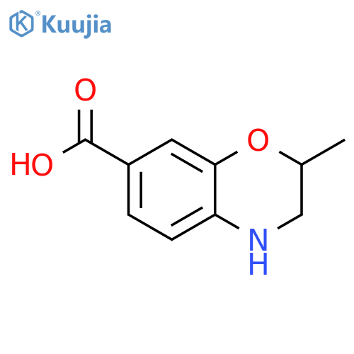 2-methyl-3,4-dihydro-2H-1,4-benzoxazine-7-carbo xylic acid structure