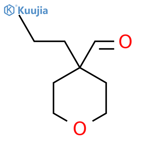4-Propyloxane-4-carbaldehyde structure