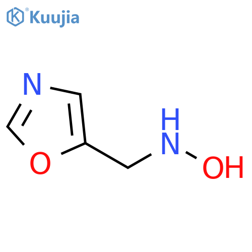 N-(1,3-oxazol-5-yl)methylhydroxylamine structure