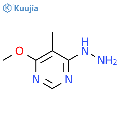 4-hydrazinyl-6-methoxy-5-methylpyrimidine structure