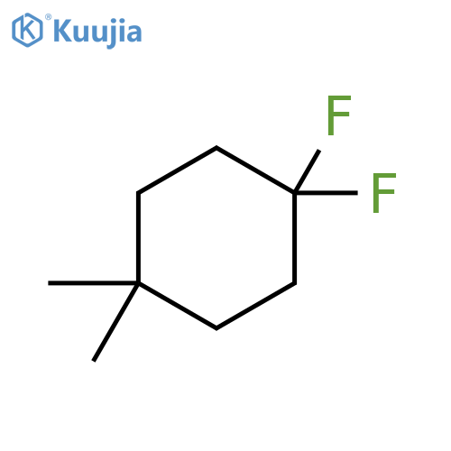 1,1-difluoro-4,4-dimethylcyclohexane structure
