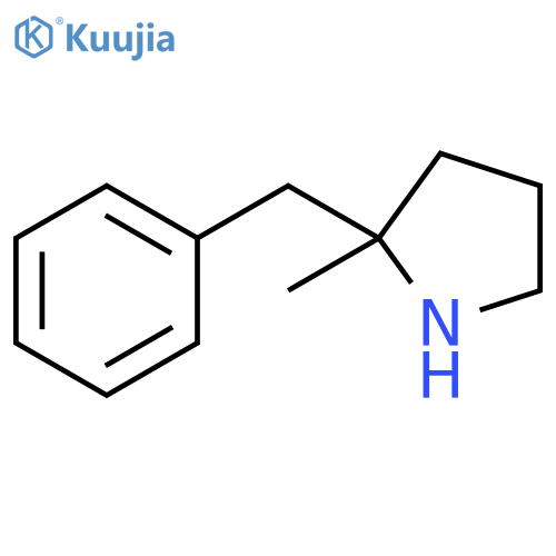 2-benzyl-2-methylpyrrolidine structure
