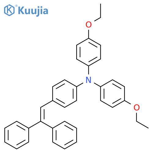 Benzenamine, 4-(2,2-diphenylethenyl)-N,N-bis(4-ethoxyphenyl)- structure