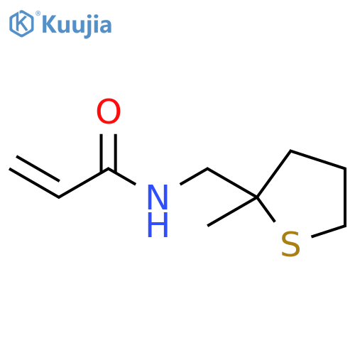 N-(2-methylthiolan-2-yl)methylprop-2-enamide structure