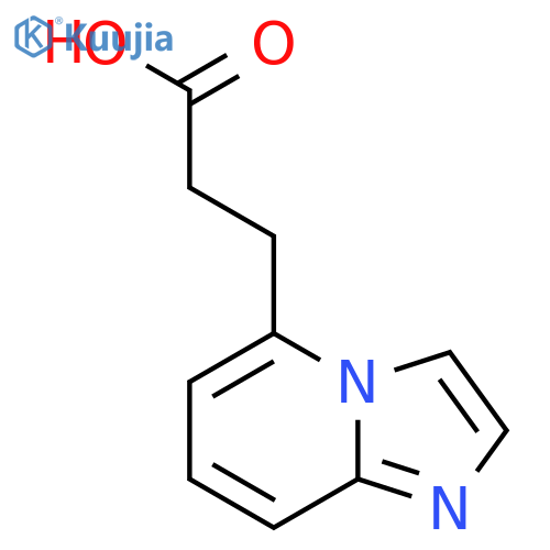 3-{imidazo1,2-apyridin-5-yl}propanoic acid structure