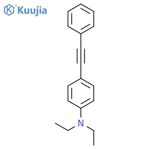Benzenamine, N,N-diethyl-4-(phenylethynyl)- structure