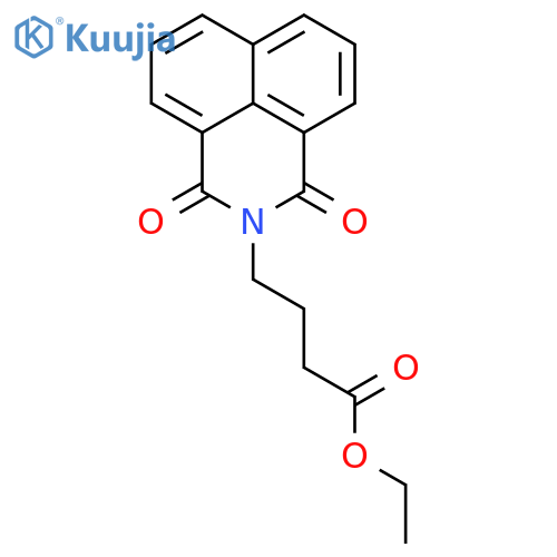 ethyl 4-{2,4-dioxo-3-azatricyclo[7.3.1.0^{5,13}]trideca-1(13),5,7,9,11-pentaen-3-yl}butanoate structure
