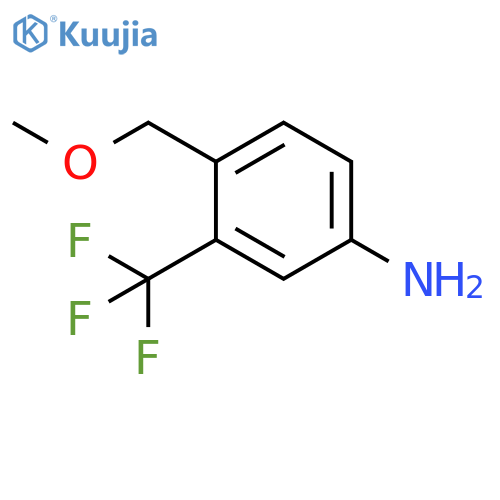 4-(methoxymethyl)-3-(trifluoromethyl)aniline structure