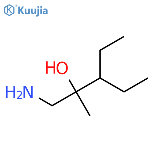 1-amino-3-ethyl-2-methylpentan-2-ol structure