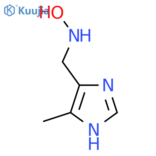 N-(4-methyl-1H-imidazol-5-yl)methylhydroxylamine structure